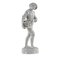 Sculpture Young Boy with Case in White Porcelain, 1800s 1