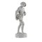 Sculpture Young Boy with Case in White Porcelain, 1800s, Image 1