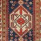 Orientalischer handgemachter Serabend Teppich aus Baumwolle & Wolle 4