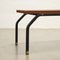 Vintage Bench in Teak, Metal & Brass, 1960s 6