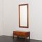 Mid-Century Scandinavian Rosewood Console with Mirror, Denmark, 1960s, Set of 2, Image 4