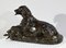 J-E. Masson, The Dog with a Hare, Early 1900s, Bronze 3