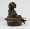 JE. Masson, Der Hund mit Hase, Anfang 1900, Bronze 22