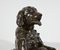 JE. Masson, Der Hund mit Hase, Anfang 1900, Bronze 10