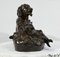 JE. Masson, Der Hund mit Hase, Anfang 1900, Bronze 17