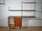 Nisse String Wall Shelf with Sideboard Made of Nut Wood by Kajsa & Nils Strinning, 1960 from String, Set of 8, Image 3