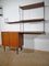 Nisse String Wall Shelf with Sideboard Made of Nut Wood by Kajsa & Nils Strinning, 1960 from String, Set of 8 8