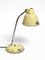 Lámpara de mesa industrial Mid-Century de metal en beige de Helo Leuchten, años 50, Imagen 1