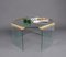 Hexagon Glass and Brass Coffee Table from Gallotti & Radice, 1970s 9