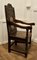 Antique Carved Oak Celtic Wainscot Chair, 1700s 3