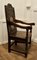 Antique Carved Oak Celtic Wainscot Chair, 1700s, Image 3