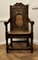 Antique Carved Oak Celtic Wainscot Chair, 1700s 7