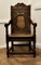 Antique Carved Oak Celtic Wainscot Chair, 1700s, Image 7