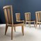 Vintage Chairs by Guillerme & Chambron for Votre Maison, 1950s, Set of 4, Image 9