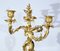 Vergoldete Bronze Kandelaber im Louis XV Stil, Ende 19. Jh., 2er Set 6