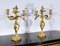 Louis XV Style Gilded Bronze Candelabras, Late 19th Century, Set of 2 2