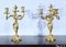 Louis XV Style Gilded Bronze Candelabras, Late 19th Century, Set of 2, Image 13