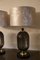 Murano Smoked Glass and Black Lamps, 2000s, Set of 2, Image 4