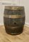 Antique Oak Brewery Barrel, Table, Log Bin or Christmas Tree , 1890s 6