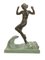 Vage Skulptur im Art Deco Stil in Spelter von Raymonde Guerbe für Max Le Verrier, 2022 1
