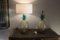 Lampade in vetro di Murano verde smeraldo e ambra, 2000, set di 2, Immagine 10