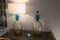 Emerald Green and Amber Murano Glass Lamps, 2000, Set of 2 6