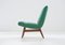 Danish Green Easy Chairs, Set of 2 3