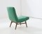 Danish Green Easy Chairs, Set of 2 7