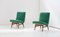 Danish Green Easy Chairs, Set of 2 1