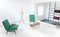Danish Green Easy Chairs, Set of 2, Image 2