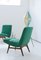 Danish Green Easy Chairs, Set of 2 8