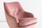 Armchair in Pink Velvet and Elm by Runar Engblom, Finland, 1951 7