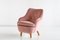 Armchair in Pink Velvet and Elm by Runar Engblom, Finland, 1951 8