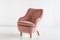 Armchair in Pink Velvet and Elm by Runar Engblom, Finland, 1951, Image 8