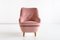 Armchair in Pink Velvet and Elm by Runar Engblom, Finland, 1951, Image 4