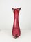 Violet Murano Glass Vase from Fratelli Toso, 1970s 7