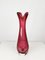 Violet Murano Glass Vase from Fratelli Toso, 1970s 3