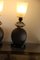 Murano Glass Lamps in Beige and Smoked Brown, 2000, Set of 2 2