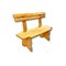 Scandinavian Birch Free Form Bench, 1950s, Image 7