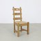 Brutalist Dining Chairs with Cane Seats, 1970s, Set of 6, Image 2