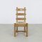 Brutalist Dining Chairs with Cane Seats, 1970s, Set of 6 3