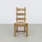 Brutalist Dining Chairs with Cane Seats, 1970s, Set of 6, Image 3