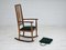 Danish Reupholstered Highback Rocking Chair in Kvadrat Furniture Wool, 1950s 4