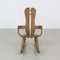 Brutalist Rocking Chair in Oak attributed to De Puydt, 1970s 2
