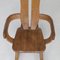 Brutalist Rocking Chair in Oak attributed to De Puydt, 1970s 7