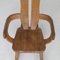 Brutalist Rocking Chair in Oak attributed to De Puydt, 1970s, Image 7