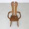 Brutalist Rocking Chair in Oak attributed to De Puydt, 1970s, Image 6
