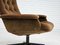 Vintage Scandinavian Swivel Chair in Velour, 1960s 15