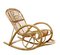 Bamboo Wicker Rocking Chair attributed to Dirk van Sliedregt for Rohe Noordwolde, 1970s 1