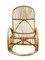 Bamboo Wicker Rocking Chair attributed to Dirk van Sliedregt for Rohe Noordwolde, 1970s, Image 7
